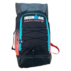 Iron Man Maryland Black and Red Backpack with Blue Accents